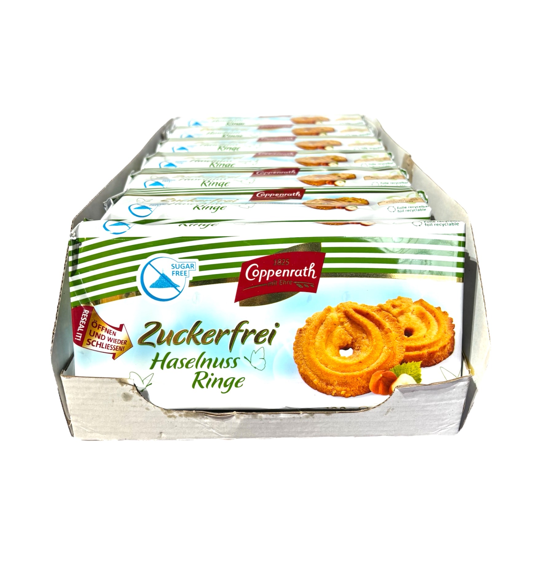 Coppenrath Haselnuss Ringe ZUCKERFREI 7 x 200g